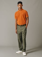 برتقالي - قميص بولو بيكيه Lusby من Aubin - صورة 3 من 6