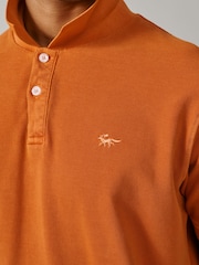 برتقالي - قميص بولو بيكيه Lusby من Aubin - صورة 5 من 6