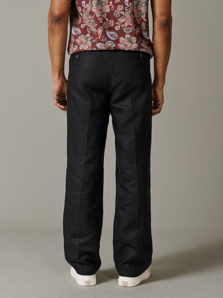 Aubin Belvedere Relaxed Linen Trousers - Image 2 of 4