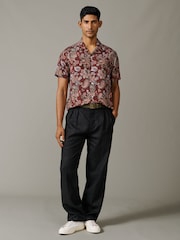 Aubin Belvedere Relaxed Linen Trousers - Image 3 of 4