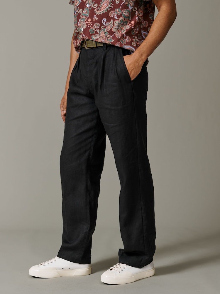 Aubin Belvedere Relaxed Linen Trousers - Image 4 of 4