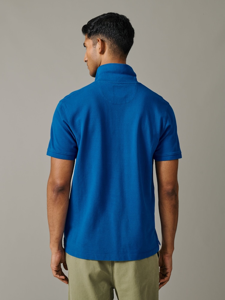 أزرق - قميص بولو بيكيه Lusby من Aubin - صورة 2 من 5