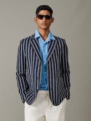 Aubin Belvedere Relaxed Linen Blazer - Image 1 of 5