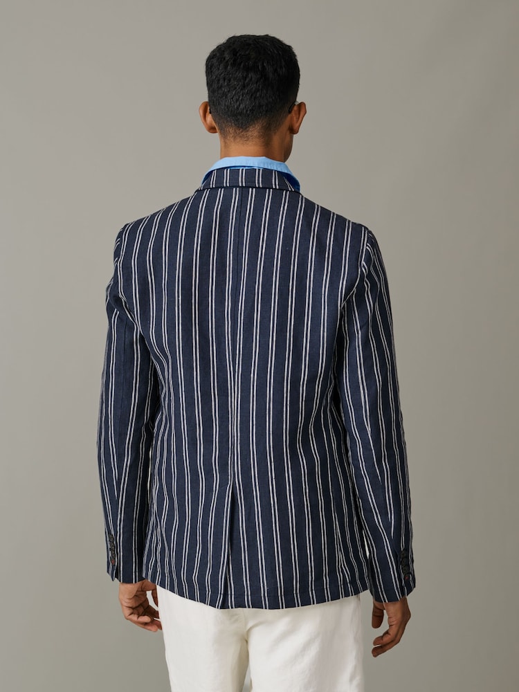 Aubin Belvedere Relaxed Linen Blazer - Image 2 of 5