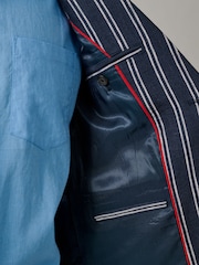 Aubin Belvedere Relaxed Linen Blazer - Image 4 of 5