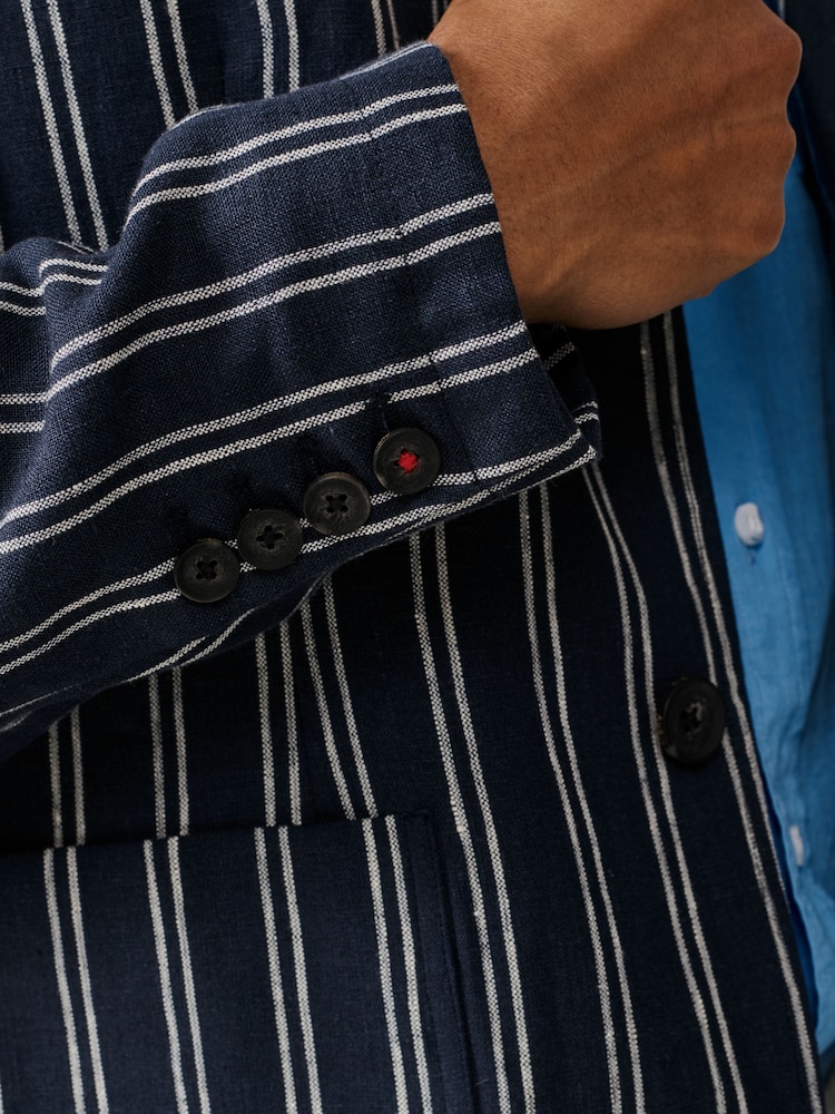 Aubin Belvedere Relaxed Linen Blazer - Image 5 of 5