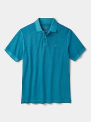 Aubin Green Lusby Pique Polo Shirt - Image 5 of 5
