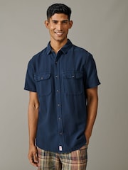 Aubin Gabriel Textured Utility Shirt - Image 1 of 5