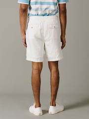 Aubin Lind Double Pleat Linen Shorts - Image 2 of 6