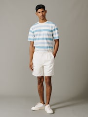 Aubin Lind Double Pleat Linen Shorts - Image 3 of 6