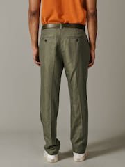 Зеленый - Узкие брюки Aubin Axholme - Изображение 2 5