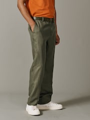 Зеленый - Узкие брюки Aubin Axholme - Изображение 3 5