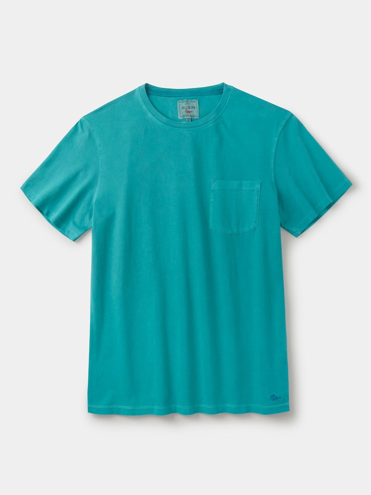 Aubin Hareby Garment Dyed Pocket T-Shirt - Image 1 of 1