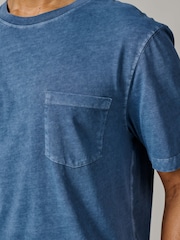 Aubin Hareby Garment Dyed Pocket T-Shirt - Image 4 of 5