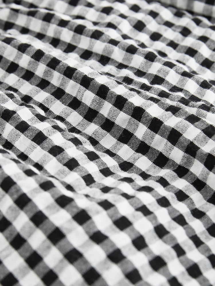 Black/ White Gingham Check Pullon Shorts (3-16yrs) - Image 7 of 7