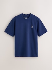 Navy Licence Bugs Bunny Plain Embroidered T-Shirt - Image 1 of 3