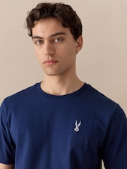 Navy Licence Bugs Bunny Plain Embroidered T-Shirt - Image 4 of 7