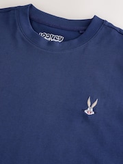 Navy Licence Bugs Bunny Plain Embroidered T-Shirt - Image 6 of 7