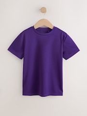 Purple Single Sports T-Shirt (3-16yrs) - Image 1 of 4