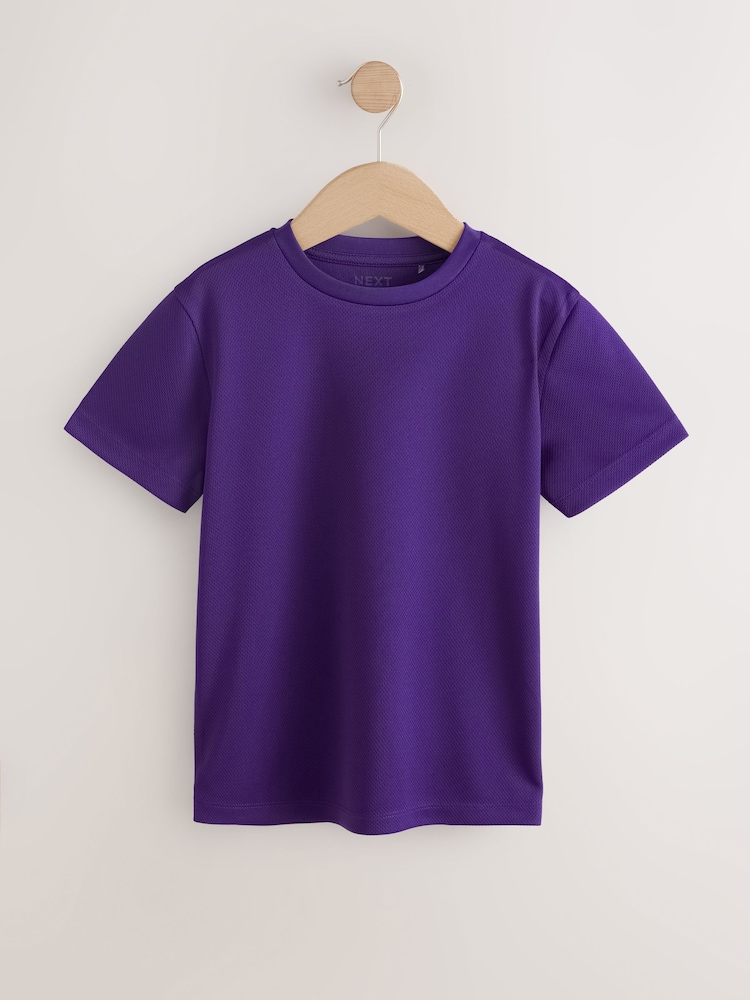 Purple Single Sports T-Shirt (3-16yrs) - Image 1 of 4