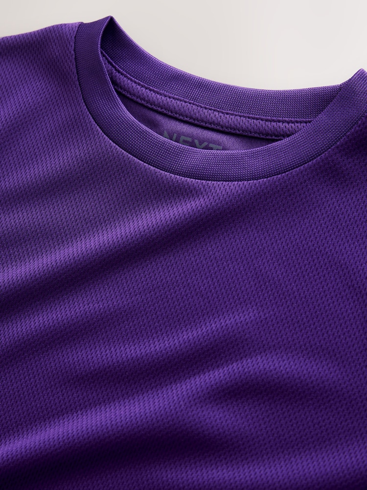 Purple Single Sports T-Shirt (3-16yrs) - Image 4 of 4