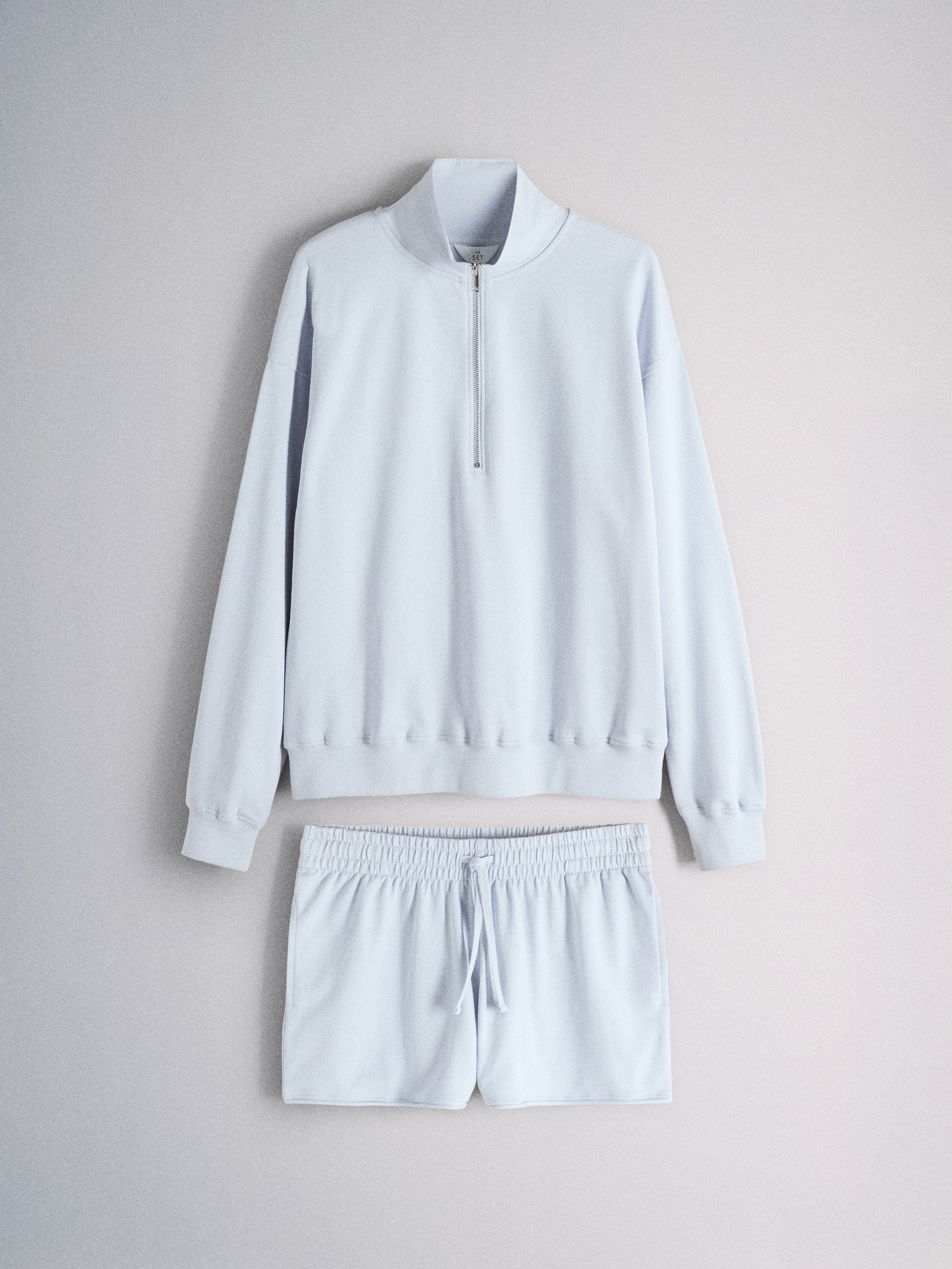 トップス andwang kirakira zip short pants set トップス andwang