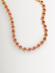 Missoma Gold Tone Tennis Round Bracelet - Image 3 of 3