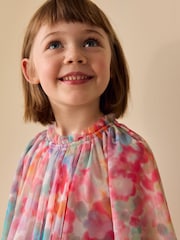 Rosa arcoíris - Rara Tiered Dress (3-16yrs) - Imagen 5 de 5