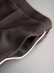 The Set Chocolate Brown Modal Jersey Crew and Wide Leg Joggers Set - Image 5 of 5