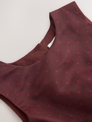 Chocolate Brown Floral Prom Dress (3-16yrs) - Image 7 of 8