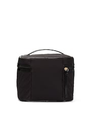 Victoria's Secret Black V Quilt 4 Piece Makeup Bag - Image 2 of 3