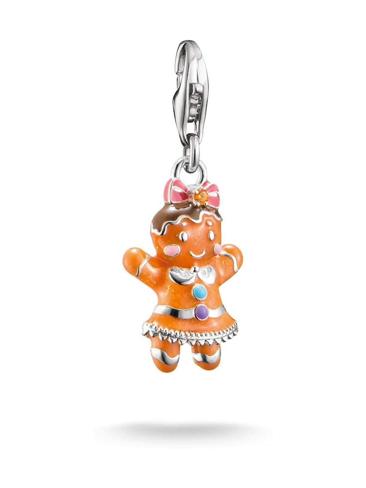 Thomas Sabo Orange Gingerbread Girl Charm - Image 1 of 2 Thomas Sabo Orange Gingerbread Girl Charm - Image 1 of 2