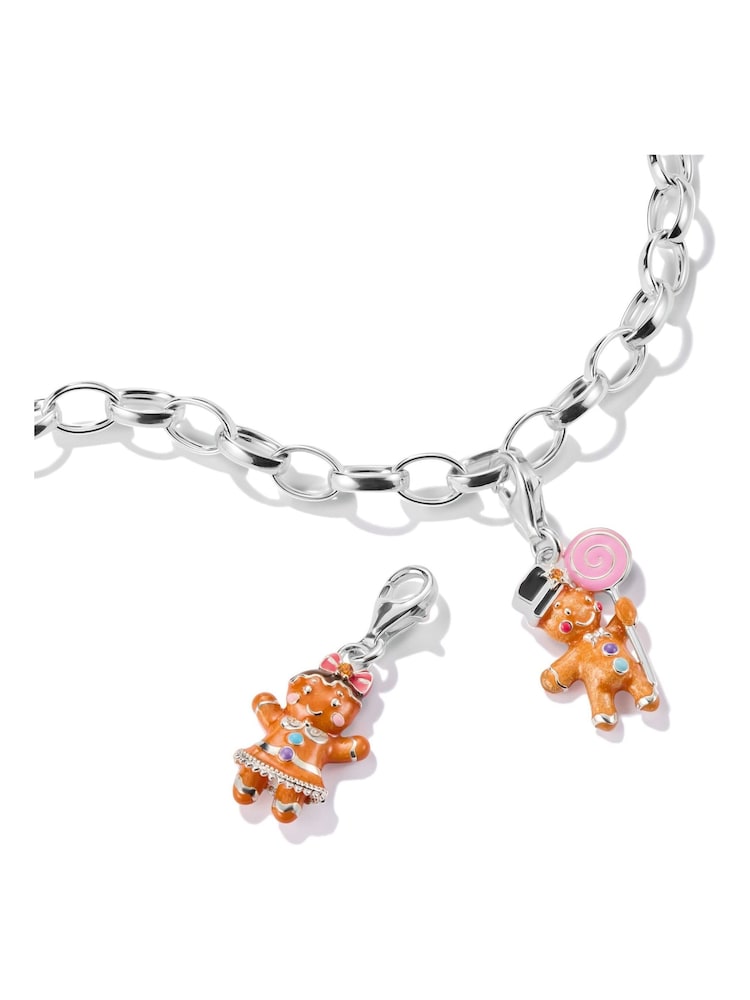 Thomas Sabo Orange Gingerbread Girl Charm - Image 2 of 2 Thomas Sabo Orange Gingerbread Girl Charm - Image 2 of 2