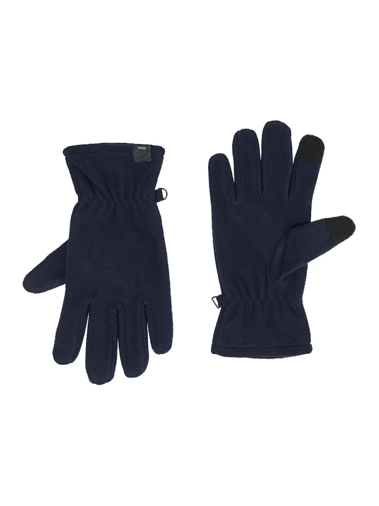 Weird Fish Blue Fordell Microfleece Gloves - Image 1 of 2 Weird Fish Blue Fordell Microfleece Gloves - Image 1 of 2