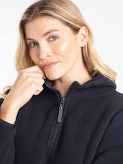 Weird Fish Blue Laura Polar Popover Hoodie - Image 5 of 8