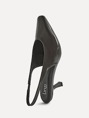 Linzi Grey Method Square Toe Slingback Court Heels - Image 4 of 6
