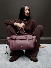 Mulberry Purple Small Soft Bayswater Heavy Grain Bag - Image 7 of 7