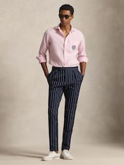 Polo Ralph Lauren Carmel Pink Wimbledon Linen Shirt - Image 1 of 3