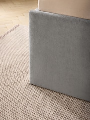 Smart Chenille Mid Grey Matson Extra Deep Ottoman Storage Bed Frame - Image 6 of 10