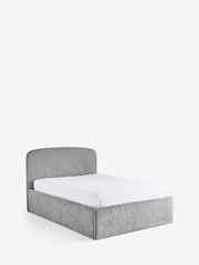 Smart Chenille Mid Grey Matson Extra Deep Ottoman Storage Bed Frame - Image 8 of 10