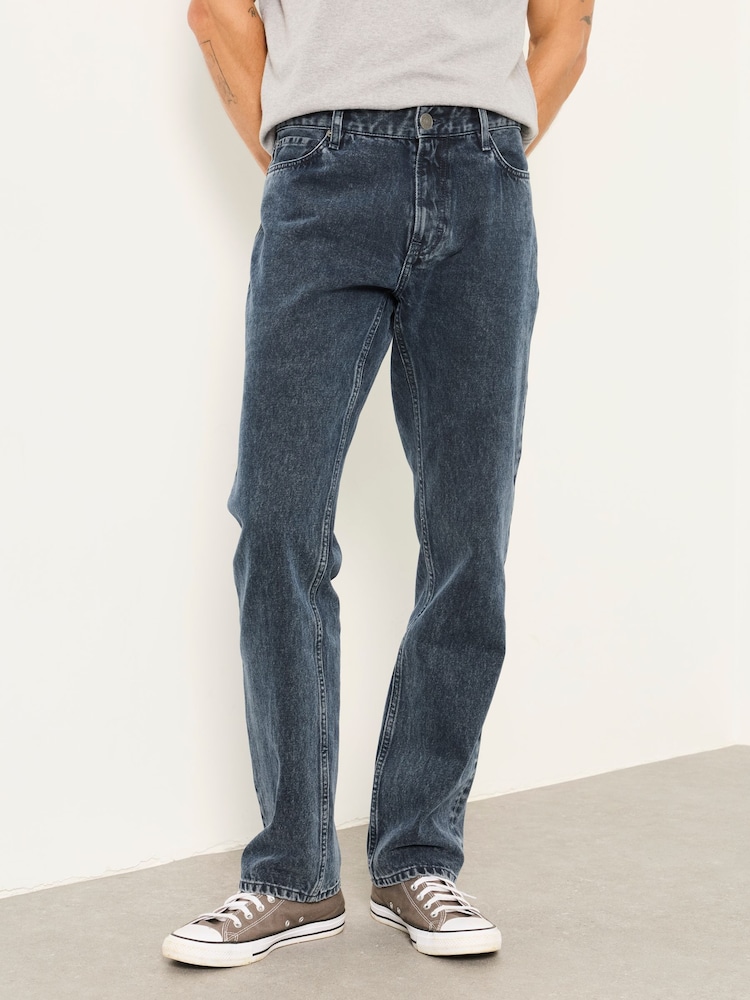 FatFace Graphite Grey Straight Fit Jeans - Image 1 of 7 FatFace Graphite Grey Straight Fit Jeans - Image 1 of 7