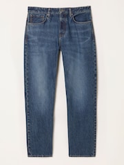 Индиго көк - FatFace Relaxed Straight Fit Jeans - 7суретінің 7 суреті