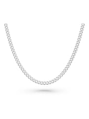 Beaverbrooks Silver Silver Curb Necklace - Image 2 of 3