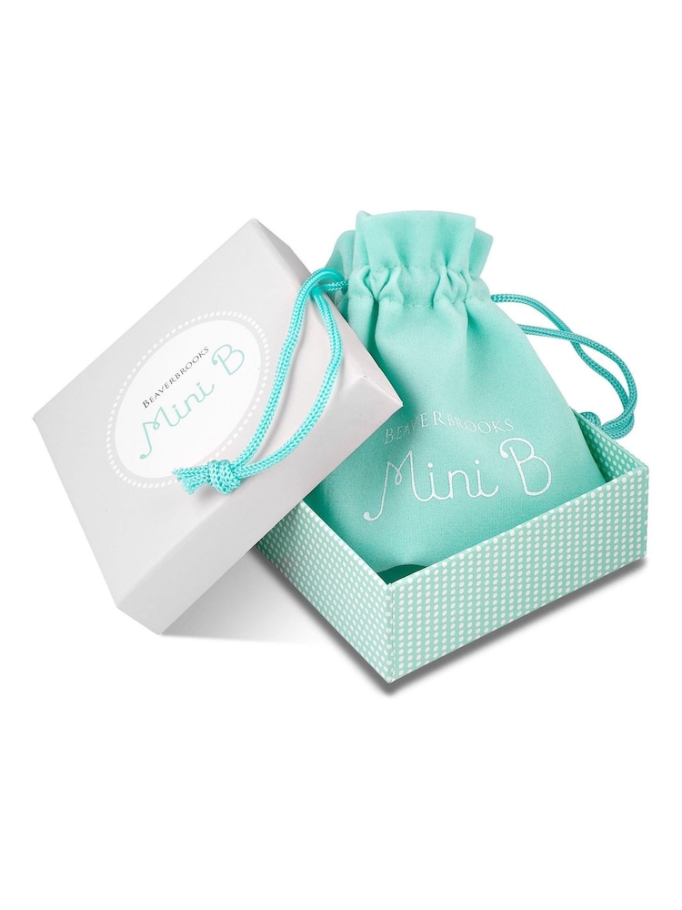 Beaverbrooks Childrens Yellow Gold Plated Diamond Flower Earrings - Image 3 of 3 Beaverbrooks Childrens Yellow Gold Plated Diamond Flower Earrings - Image 3 of 3