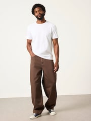 Sjokoladebrun - FatFace Baggy Fit Jeans - Bilde 4 av 5