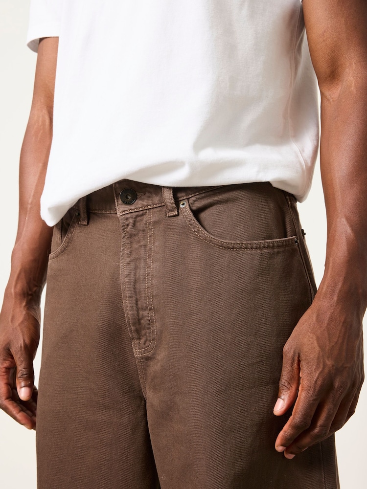Sjokoladebrun - FatFace Baggy Fit Jeans - Bilde 5 av 5 Sjokoladebrun - FatFace Baggy Fit Jeans - Bilde 5 av 5