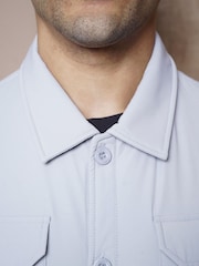 CAPO Grey Quilted Overshirt Jacket - Image 5 of 5