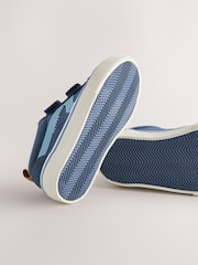 Blue Standard Fit (F) Touch Fastening Trainers - Image 3 of 4
