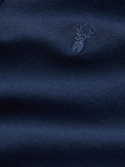 Navy Long Sleeve Brushed Oxford Shirt (3-16yrs) - Image 3 of 4