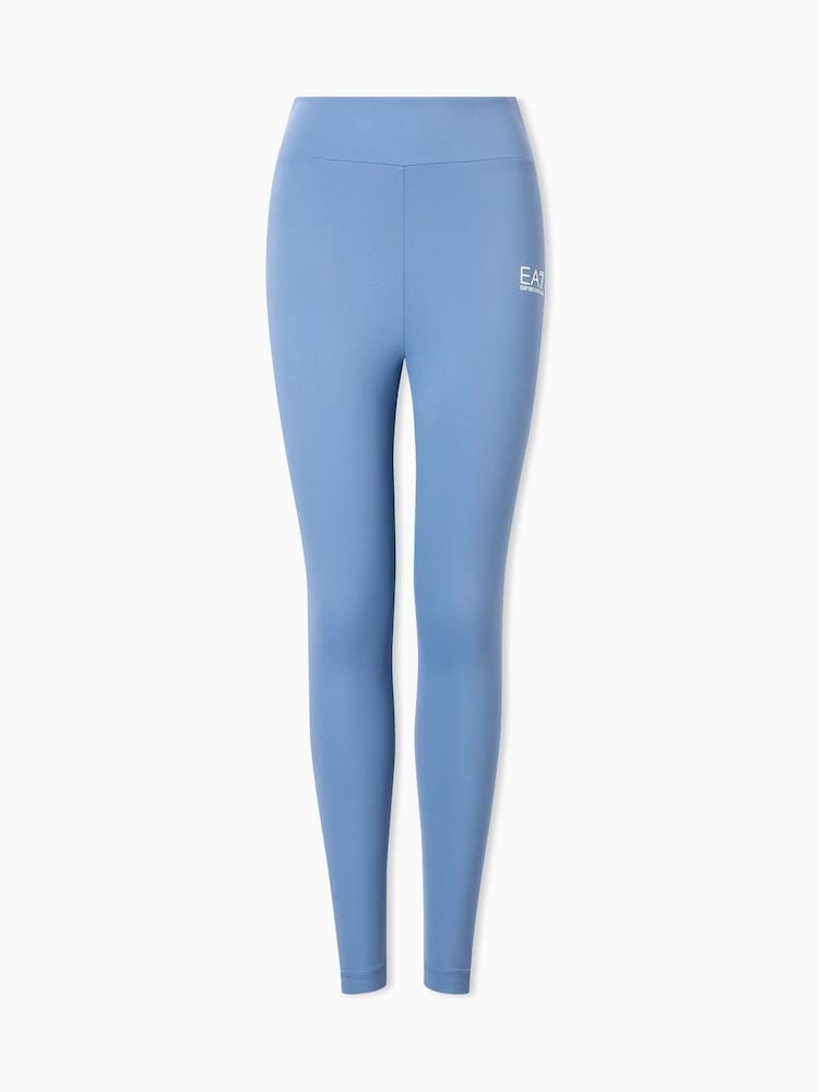 EA7 Blue Core Identity Leggings - Image 1 of 1